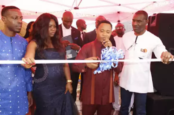 Ebube Nwagbo, Akpororo, Fashanu Others At The Flag-off Of New Orphanage Home [See Photos]
